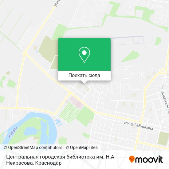 Карта Центральная городская библиотека им. Н.А. Некрасова