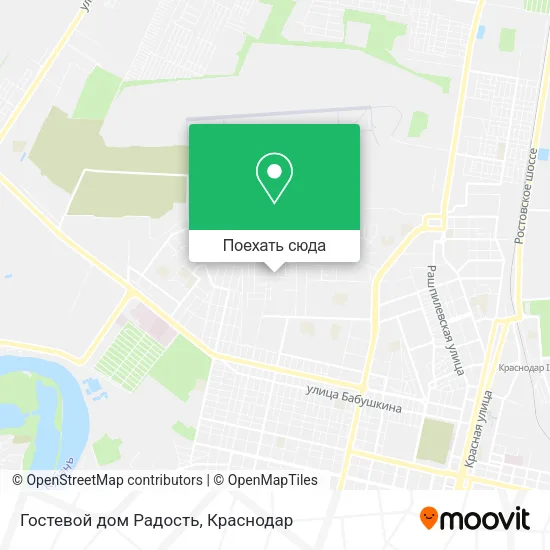 Карта Гостевой дом Радость