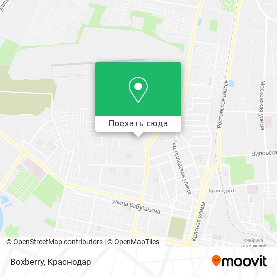 Карта Boxberry