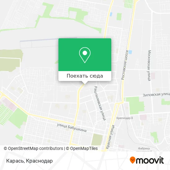 Карта Карась