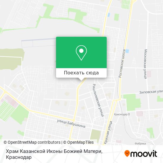 Карта Храм Казанской Иконы Божией Матери