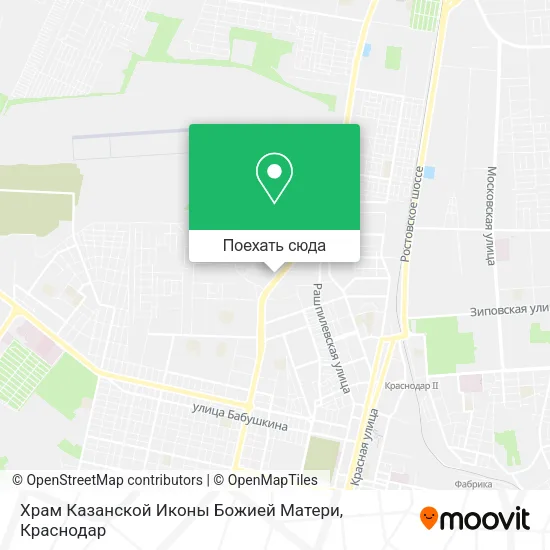 Карта Храм Казанской Иконы Божией Матери