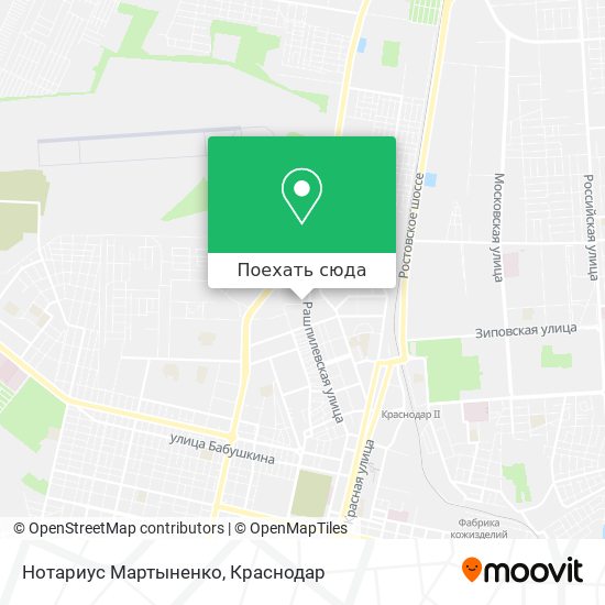 Карта Нотариус Мартыненко
