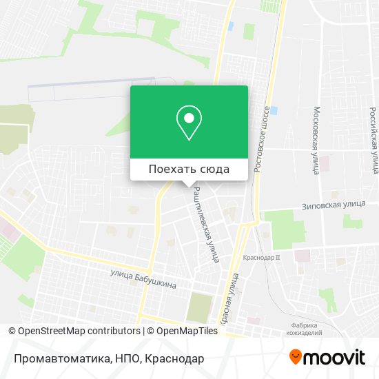 Карта Промавтоматика, НПО