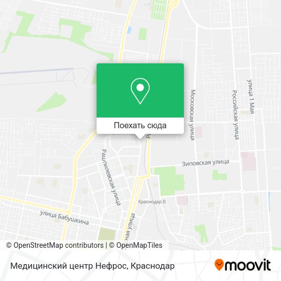 Карта Медицинский центр Нефрос