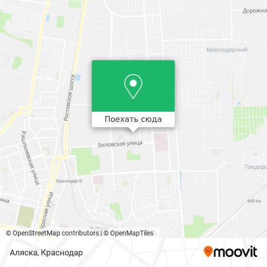Карта Аляска