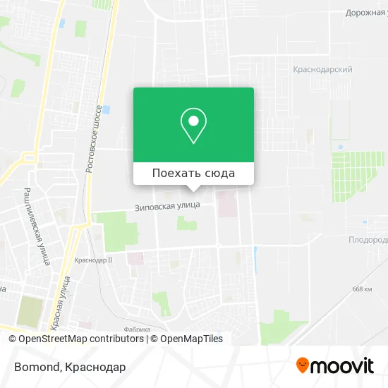 Карта Bomond