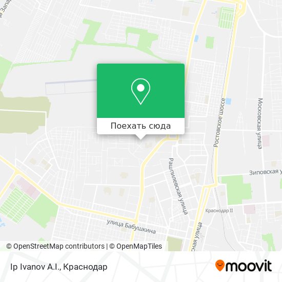 Карта Ip Ivanov A.I.