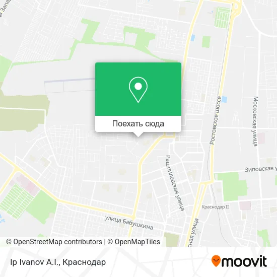 Карта Ip Ivanov A.I.