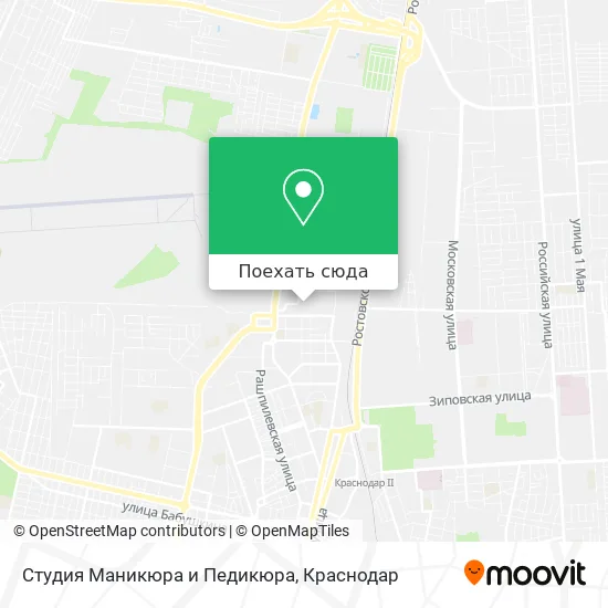 Карта Студия Маникюра и Педикюра
