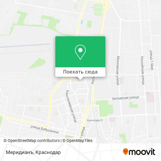 Карта Меридианъ