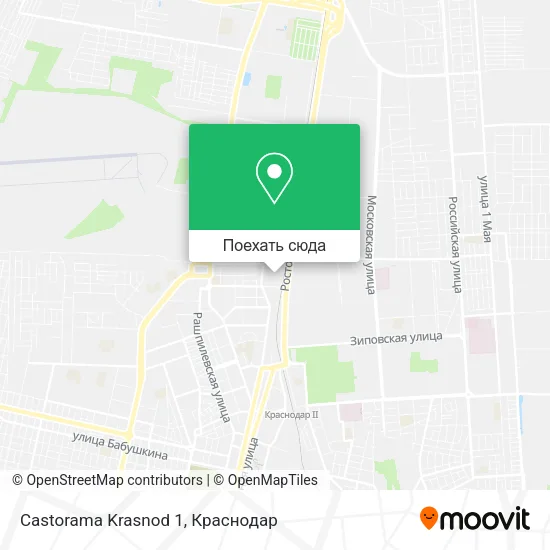 Карта Castorama Krasnod 1