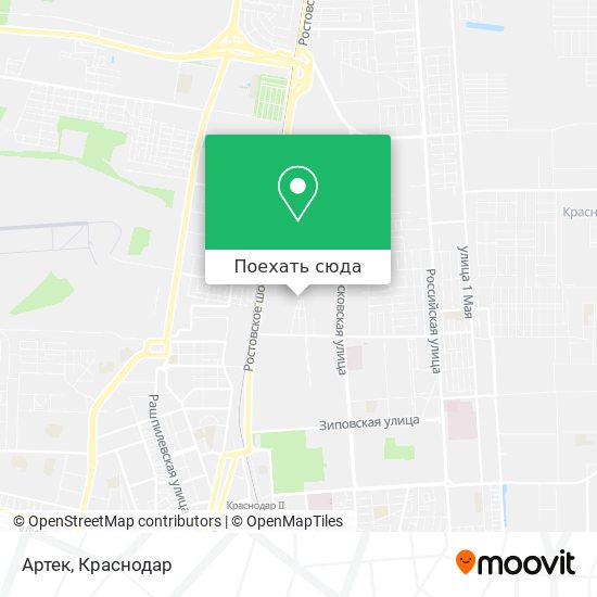 Карта Артек