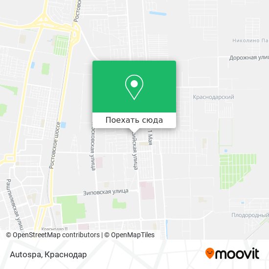 Карта Autospa
