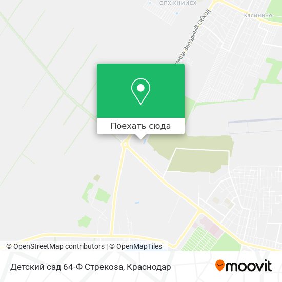 Карта Детский сад 64-Ф Стрекоза