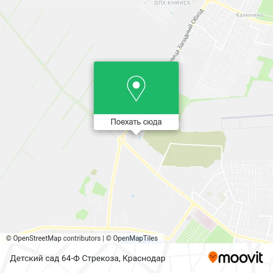 Карта Детский сад 64-Ф Стрекоза