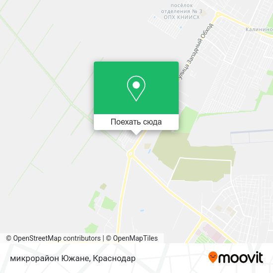 Карта микрорайон Южане