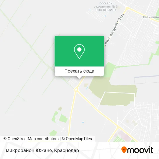 Карта микрорайон Южане