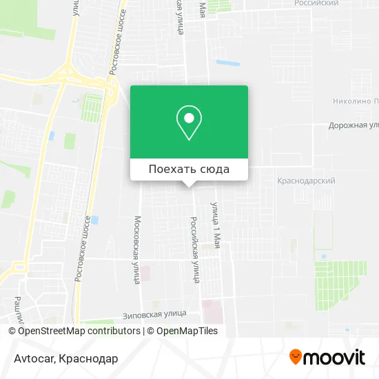 Карта Avtocar