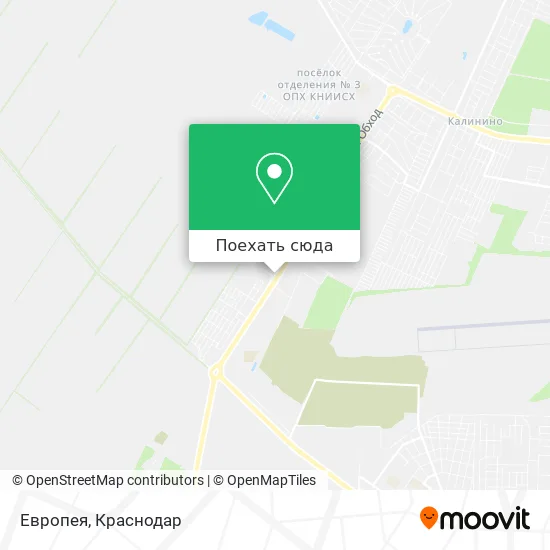 Карта Европея