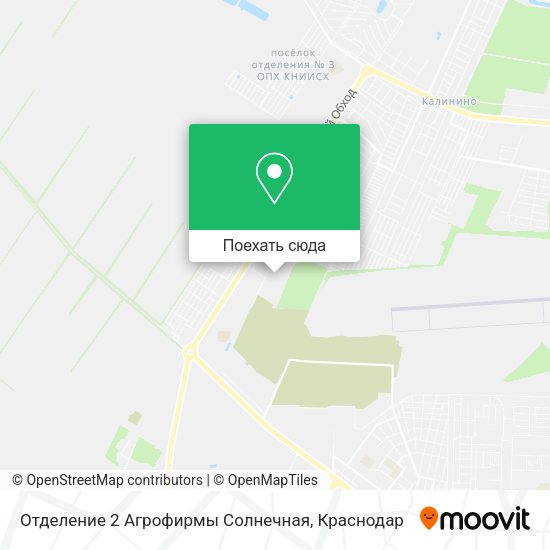 Карта Отделение 2 Агрофирмы Солнечная