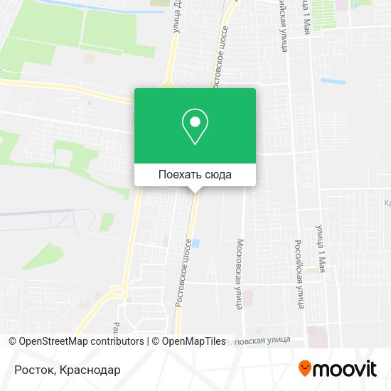 Карта Росток