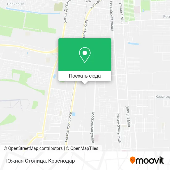 Карта Южная Столица