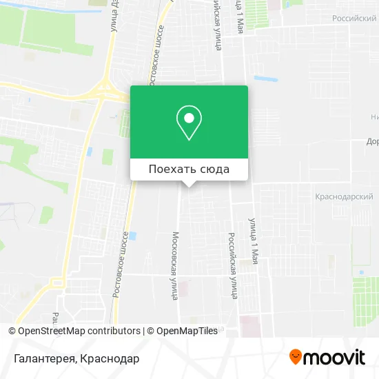 Карта Галантерея