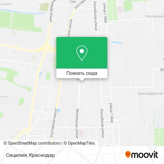 Карта Сицилия