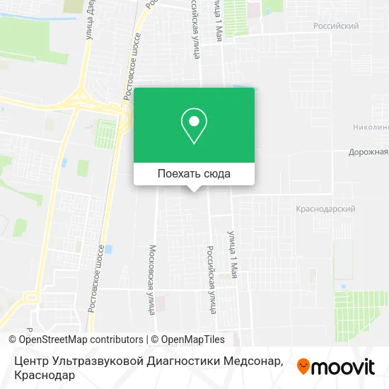 Карта Центр Ультразвуковой Диагностики Медсонар