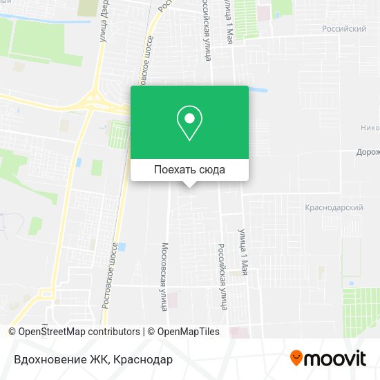 Карта Вдохновение ЖК