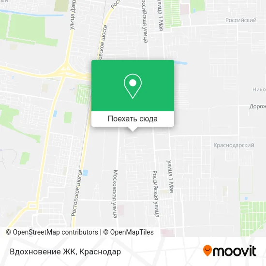 Карта Вдохновение ЖК