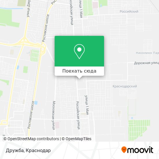 Карта Дружба