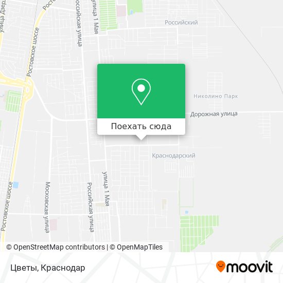 Карта Цветы