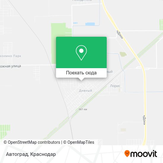 Карта Автоград