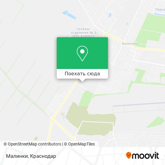 Карта Малинки