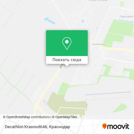 Карта Decathlon Krasnod646
