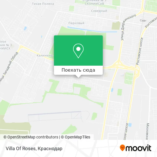 Карта Villa Of Roses