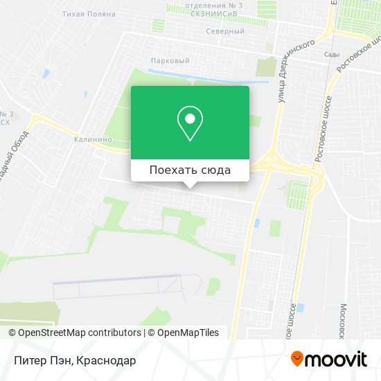 Карта Питер Пэн