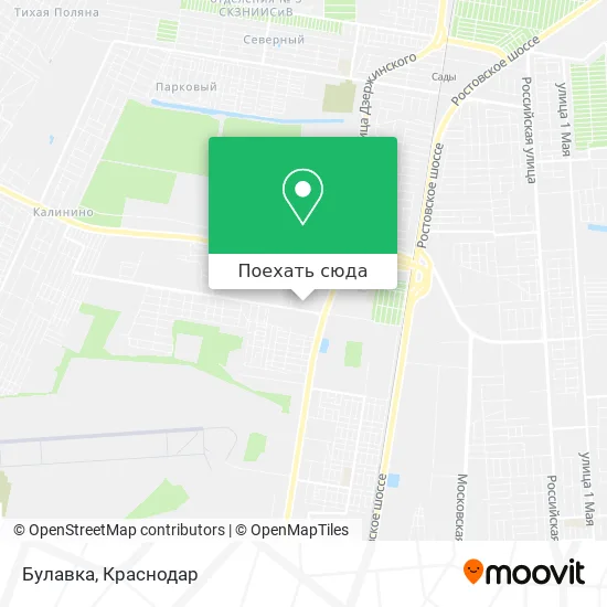 Карта Булавка