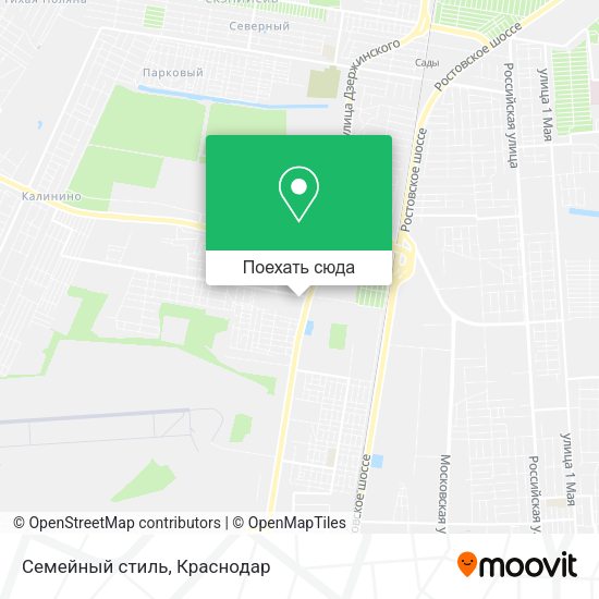 Карта Семейный стиль