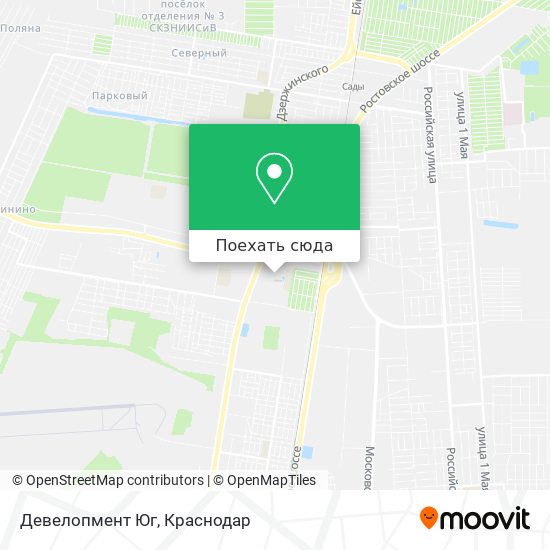 Карта Девелопмент Юг