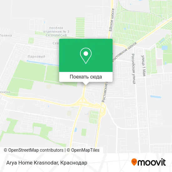 Карта Arya Home Krasnodar