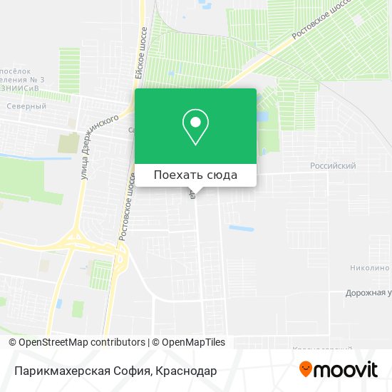 Карта Парикмахерская София