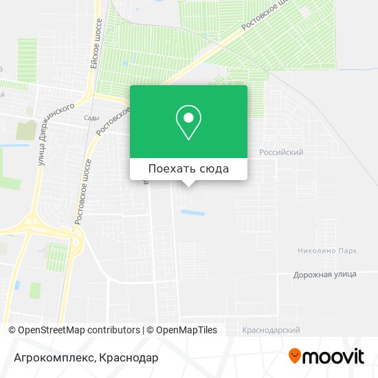 Карта Агрокомплекс