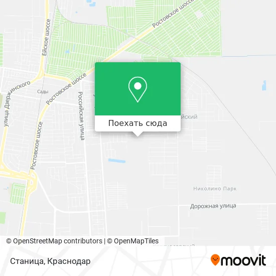 Карта Станица
