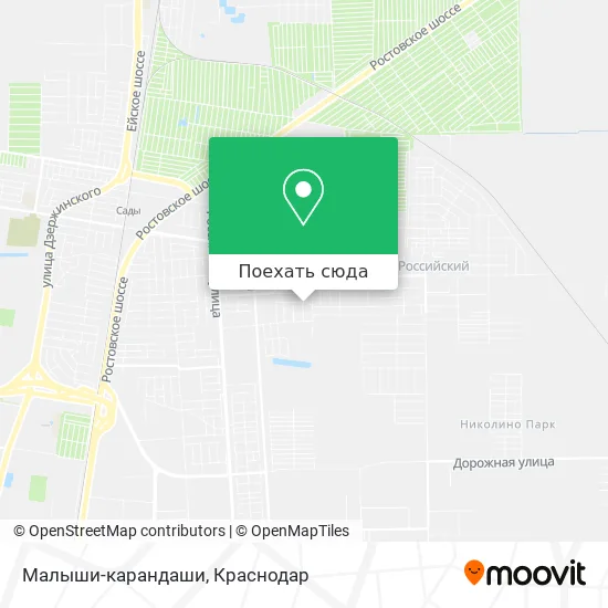Карта Малыши-карандаши