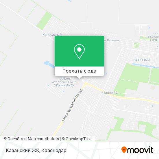 Карта Казанский ЖК