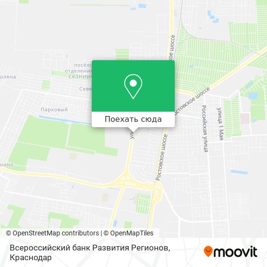 Карта Всероссийский банк Развития Регионов