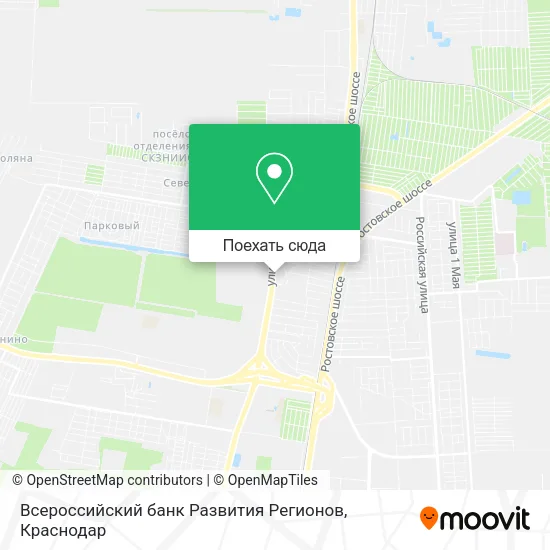 Карта Всероссийский банк Развития Регионов
